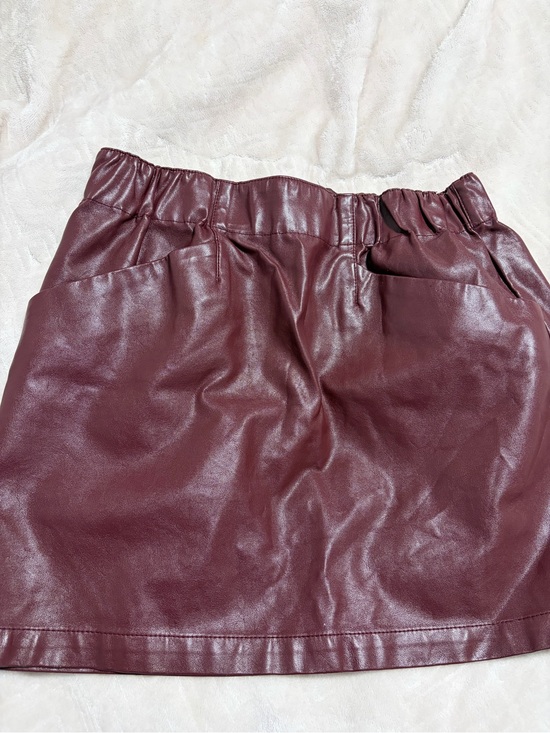 wild fable Dresses & Skirts - wild fable Faux Leather Mini Skirt in Burgundy
